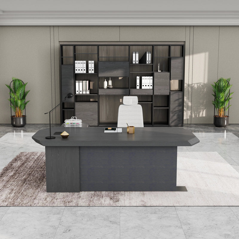 Khloe · Modern L-Shaped Executive Desk