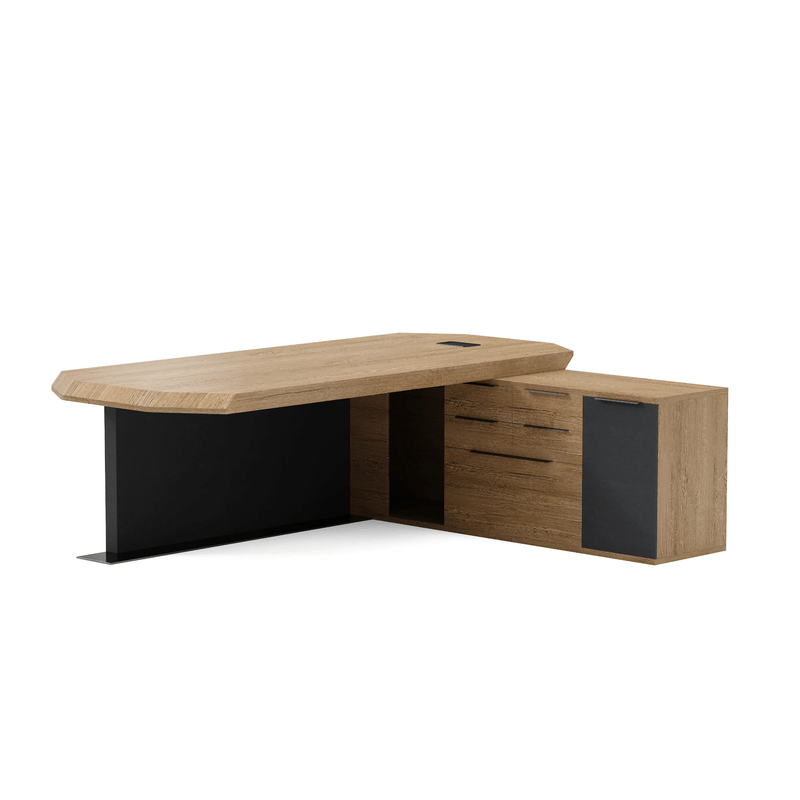 Khloe · Modern L-Shaped Executive Desk
