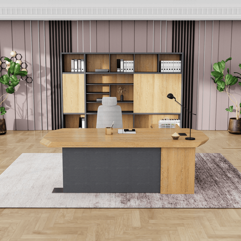 Khloe · Modern L-Shaped Executive Desk