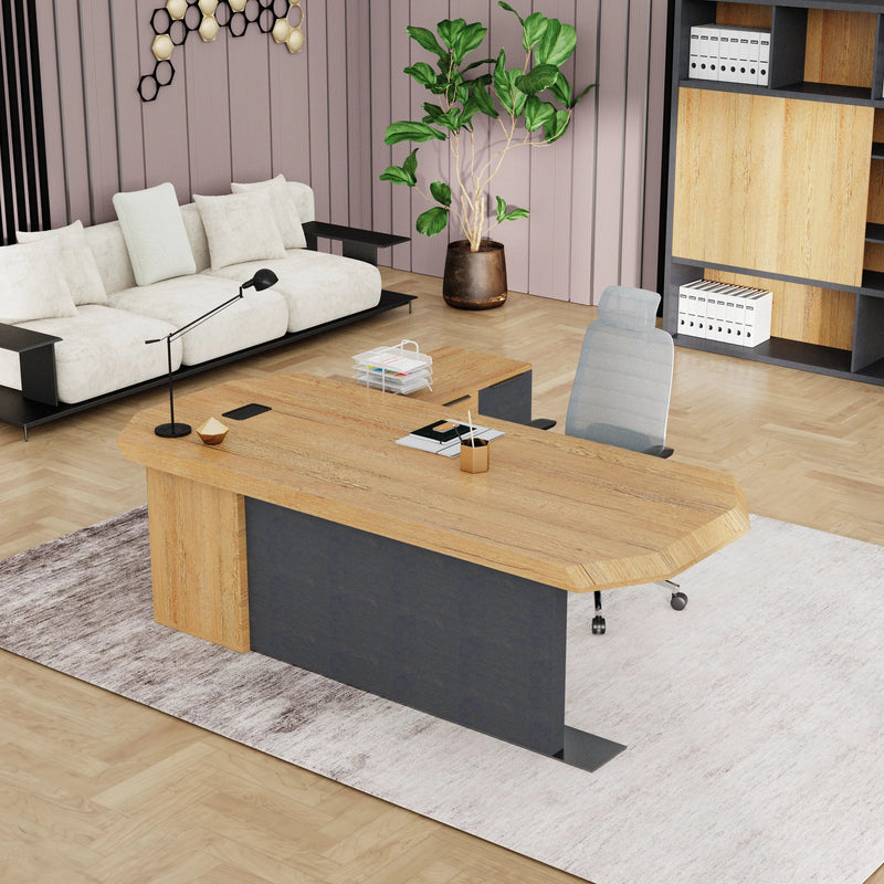 Khloe · Modern L-Shaped Executive Desk