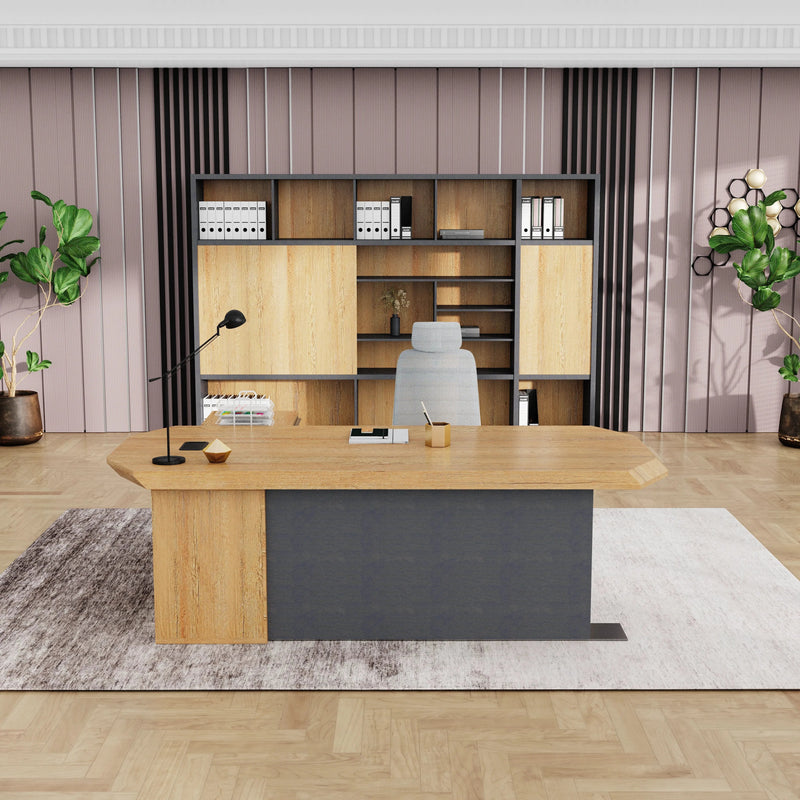 Khloe · Modern L-Shaped Executive Desk