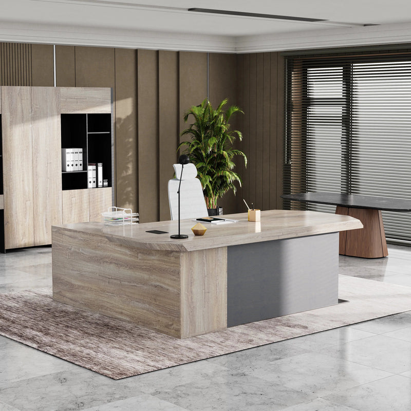 Khloe · Modern L-Shaped Executive Desk
