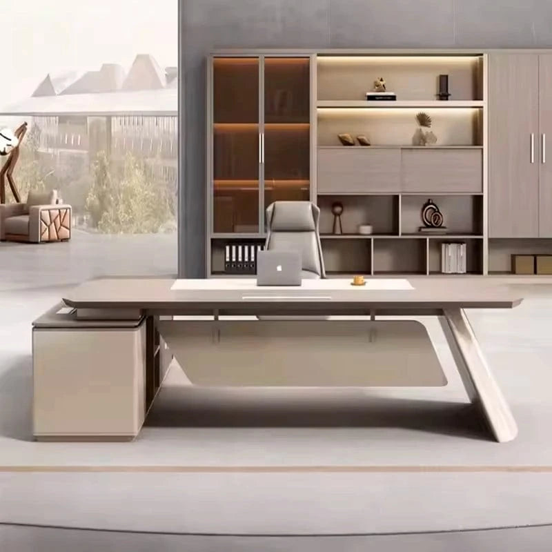 Konnie · Modern L-Shaped Executive Desk