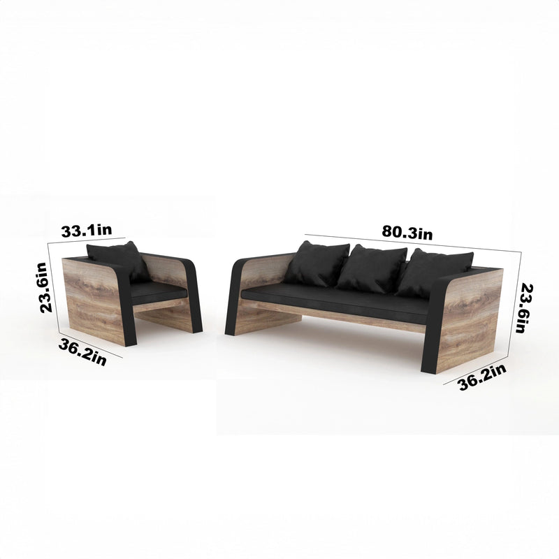 Landon · Modern Office Waiting Area Lounge Seating Set