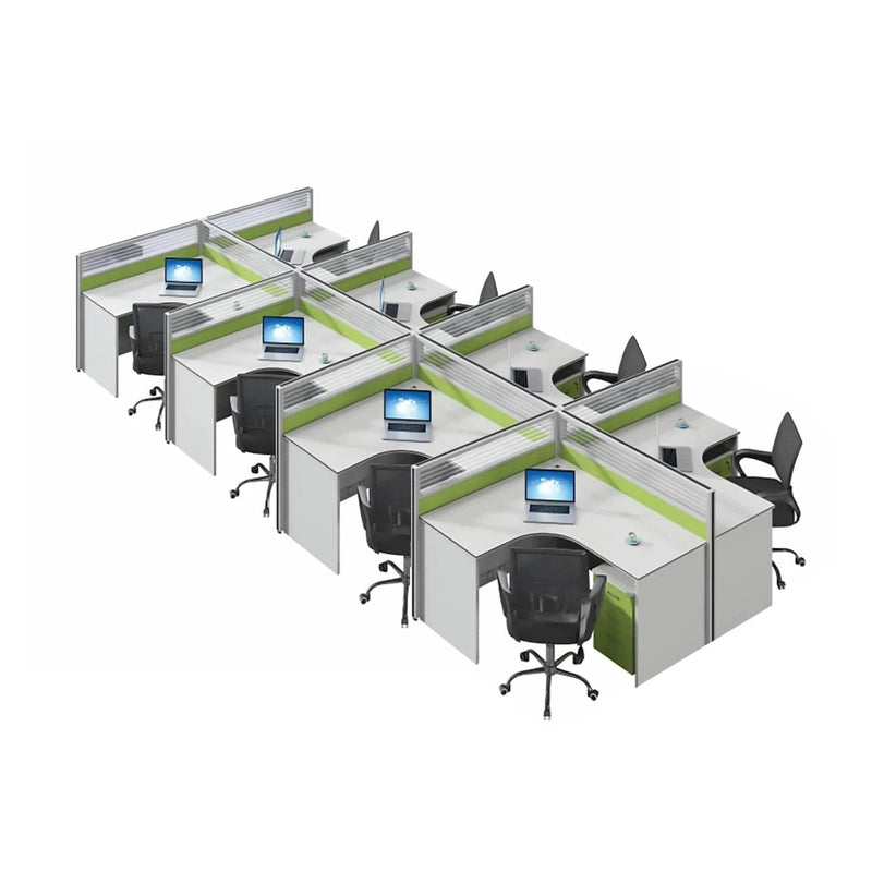 Leona ยท L-Shaped Cubicle Workstation