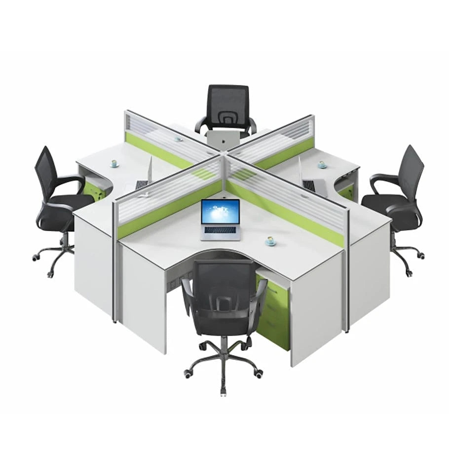 Leona ยท L-Shaped Cubicle Workstation