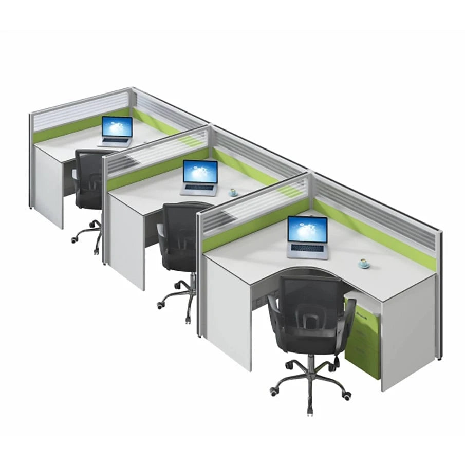 Leona ยท L-Shaped Cubicle Workstation
