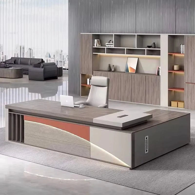 Leonel · Modern L-Shaped Executive Desk