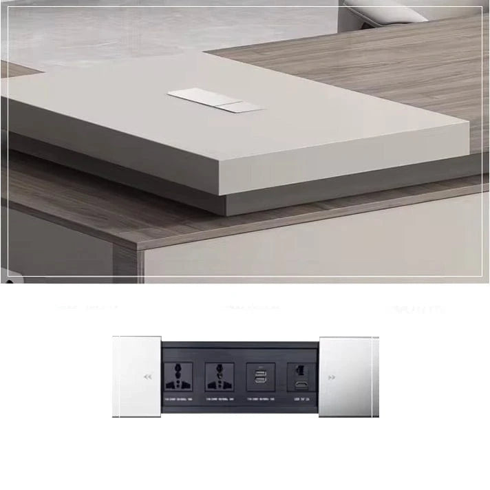 Leonel · Modern L-Shaped Executive Desk