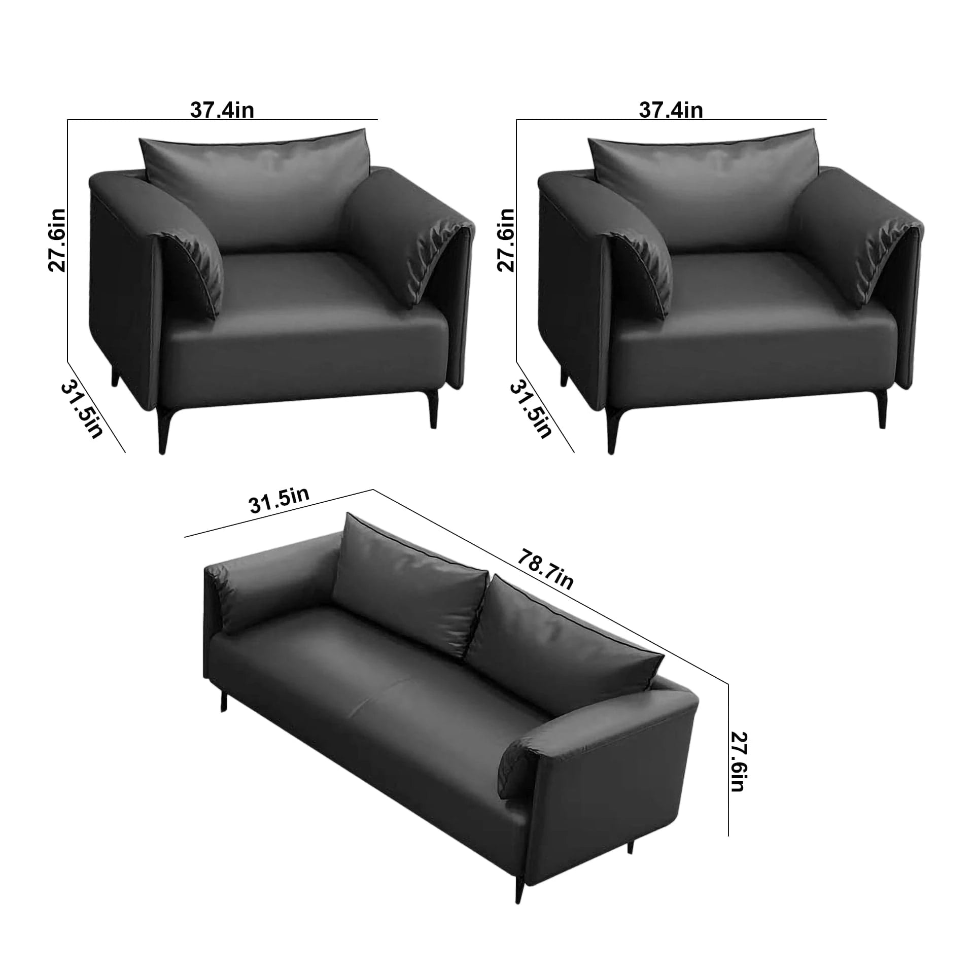 Liev · Modern Office Waiting Area Lounge Seating Set