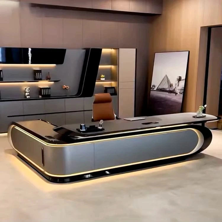 Lorenzo ยท Modern L-Shaped Executive Desk