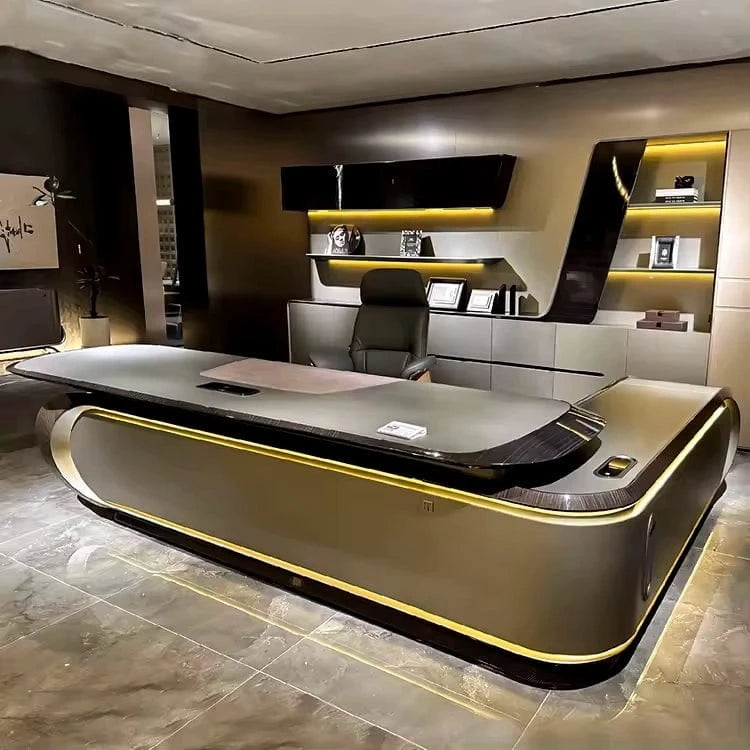 Lorenzo ยท Modern L-Shaped Executive Desk