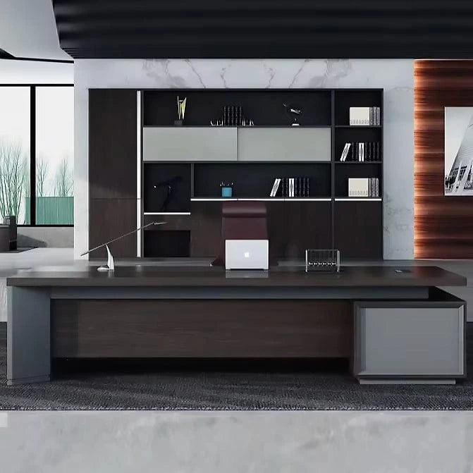 Lory · Modern L-Shaped Executive Desk