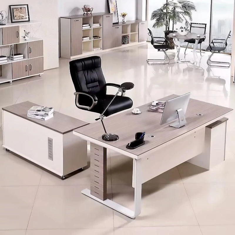 Luciana · Executive Desk w/ Mobile Storage