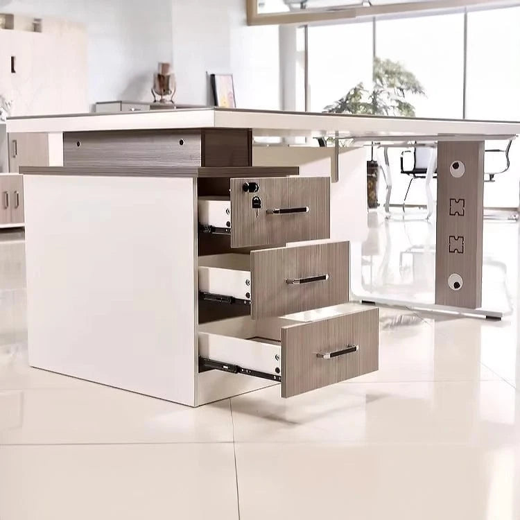 Luciana · Executive Desk w/ Mobile Storage