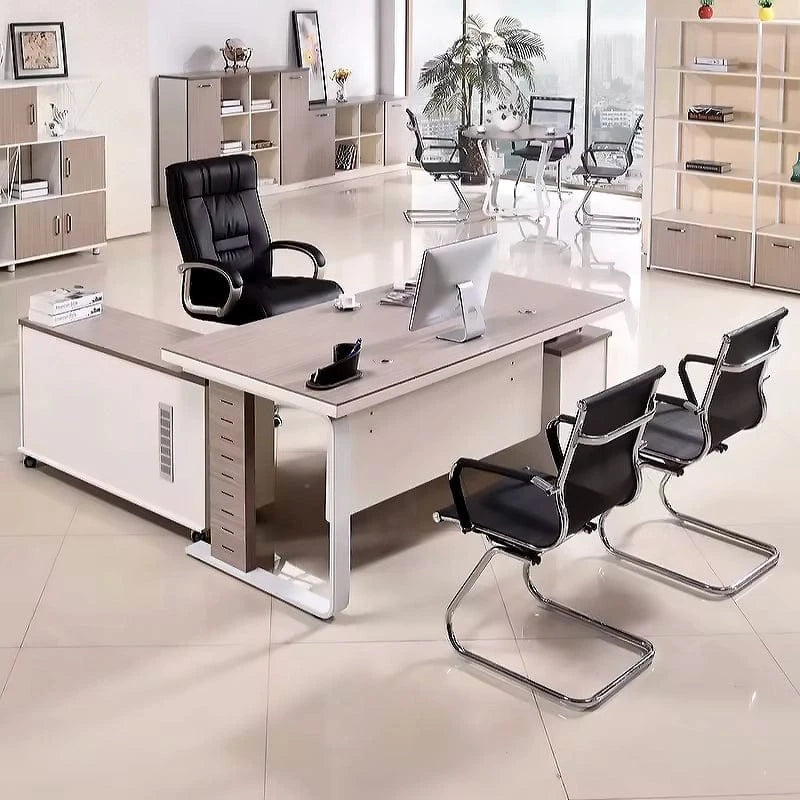 Luciana · Executive Desk w/ Mobile Storage