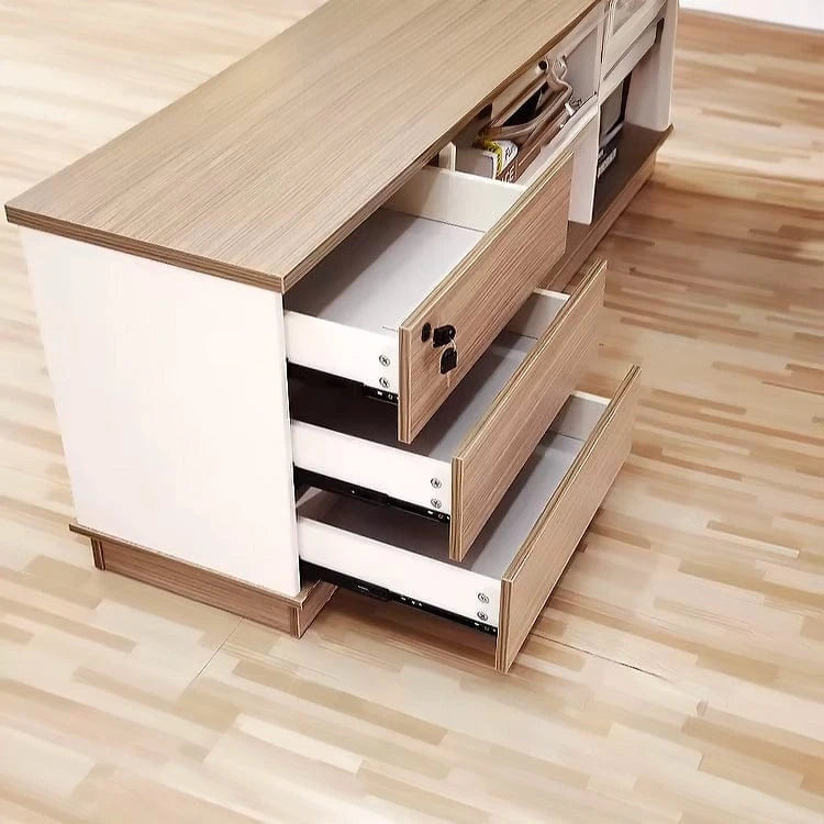 Luciana · Executive Desk w/ Mobile Storage