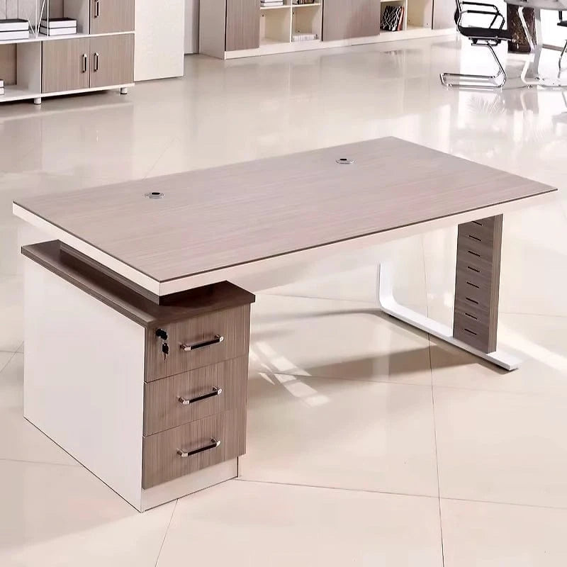 Luciana · Executive Desk w/ Mobile Storage