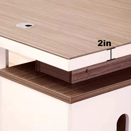 Luciana · Executive Desk w/ Mobile Storage