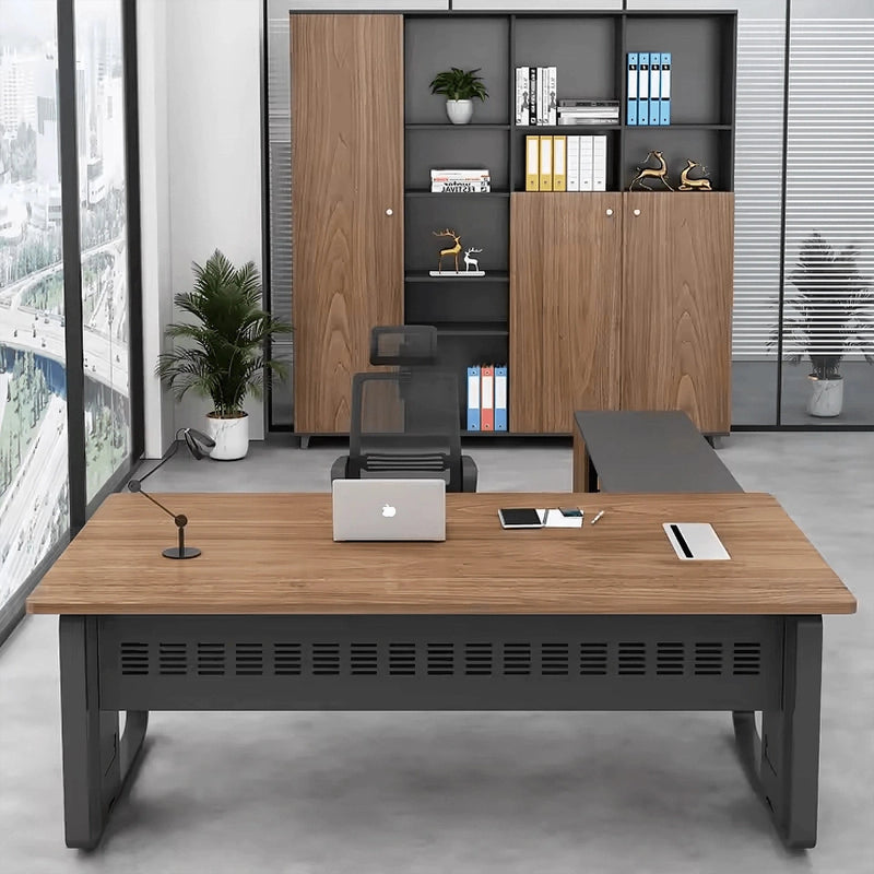 Lysander · Executive Desk w/ Mobile Storage