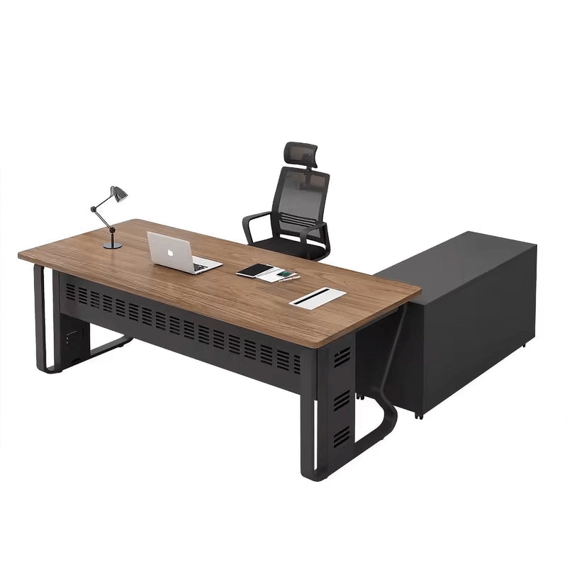 Lysander · Executive Desk w/ Mobile Storage