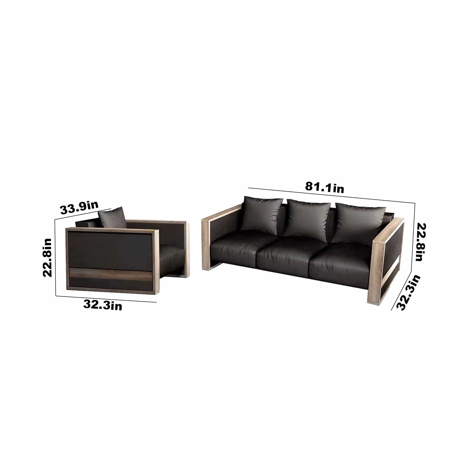 Maddox ยท Modern Office Waiting Area Lounge Seating Set