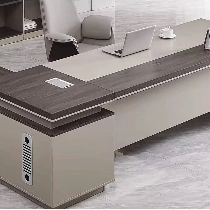 Mateo · Modern L-Shaped Executive Desk