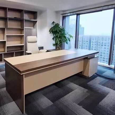 Mateo · Modern L-Shaped Executive Desk