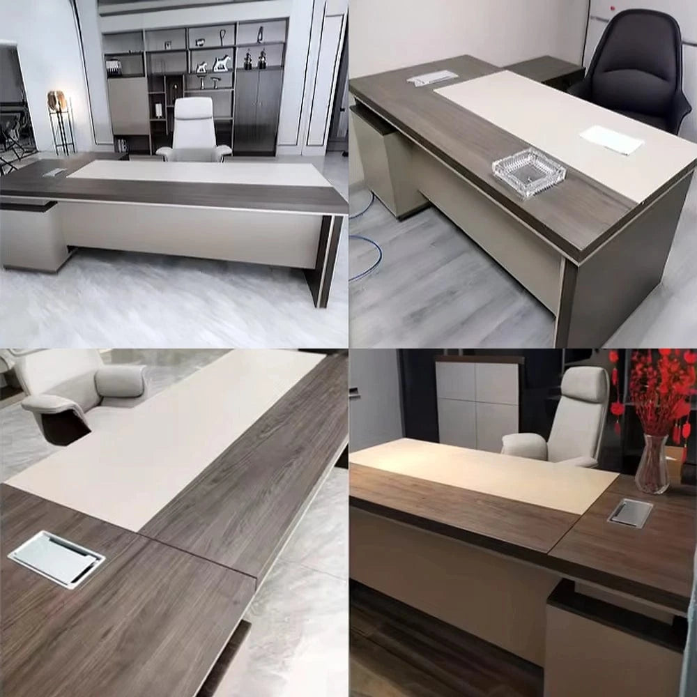 Mateo · Modern L-Shaped Executive Desk