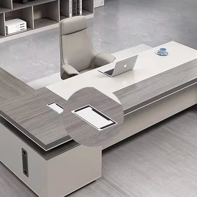 Mateo · Modern L-Shaped Executive Desk