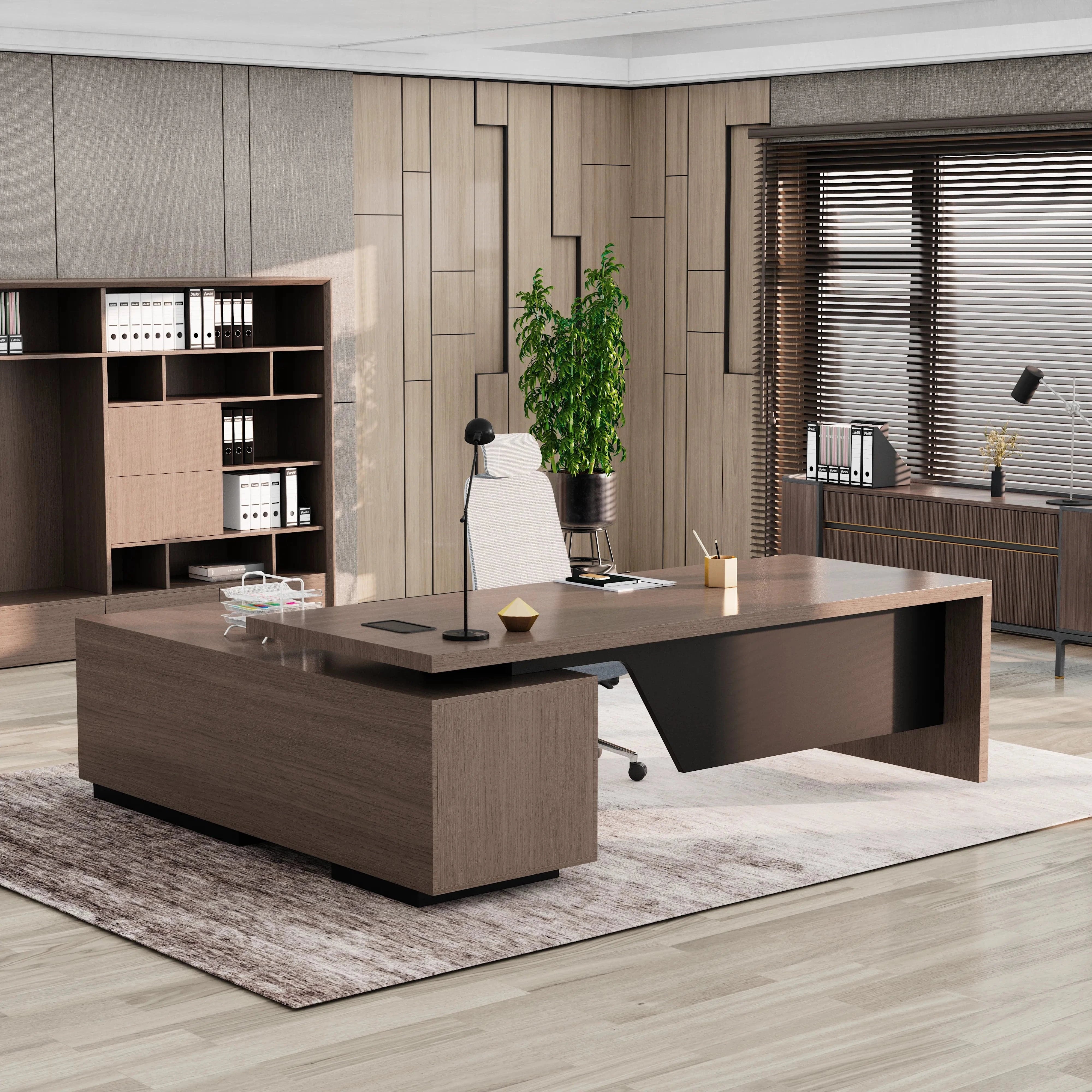 Maverick · Modern L-Shaped Executive Desk
