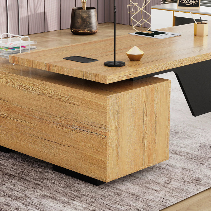 Maverick · Modern L-Shaped Executive Desk