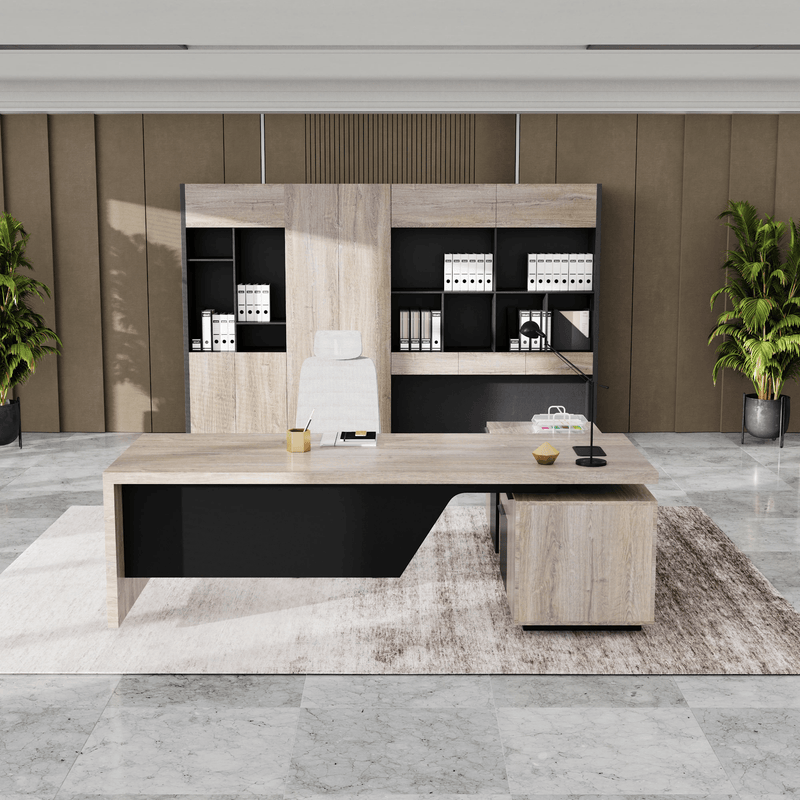 Maverick · Modern L-Shaped Executive Desk