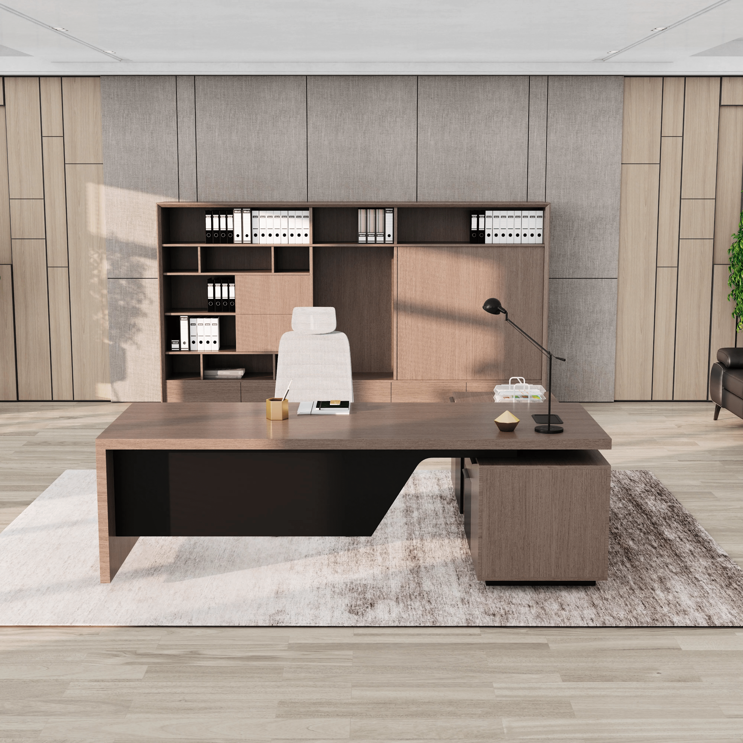 Maverick · Modern L-Shaped Executive Desk