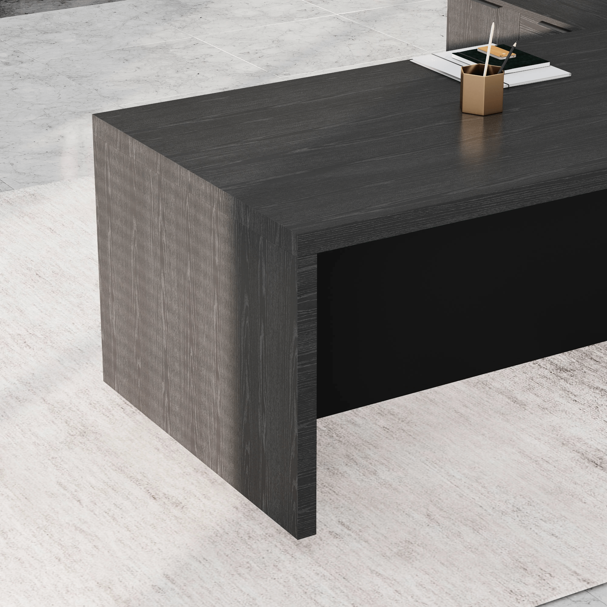 Maverick · Modern L-Shaped Executive Desk