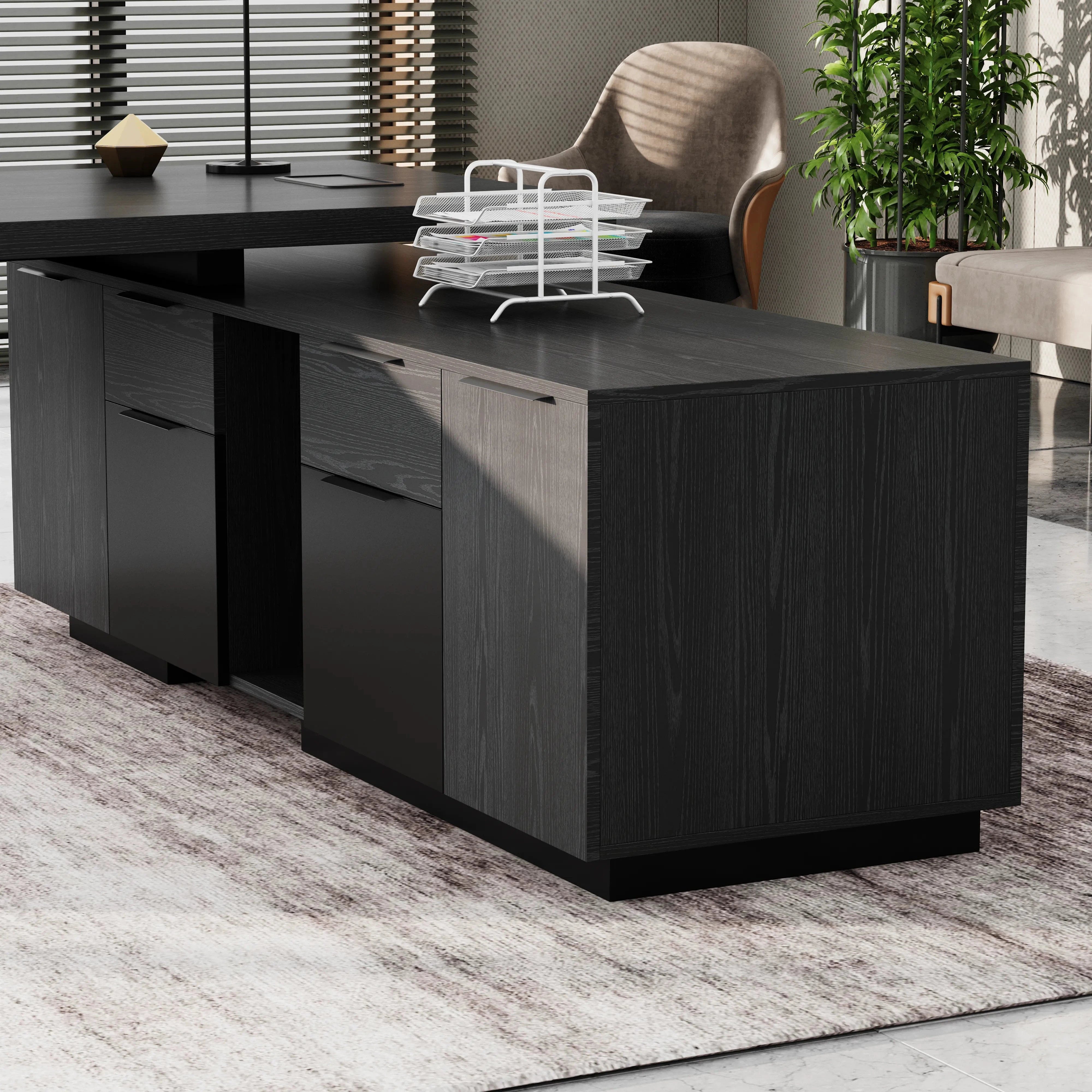 Maverick · Modern L-Shaped Executive Desk