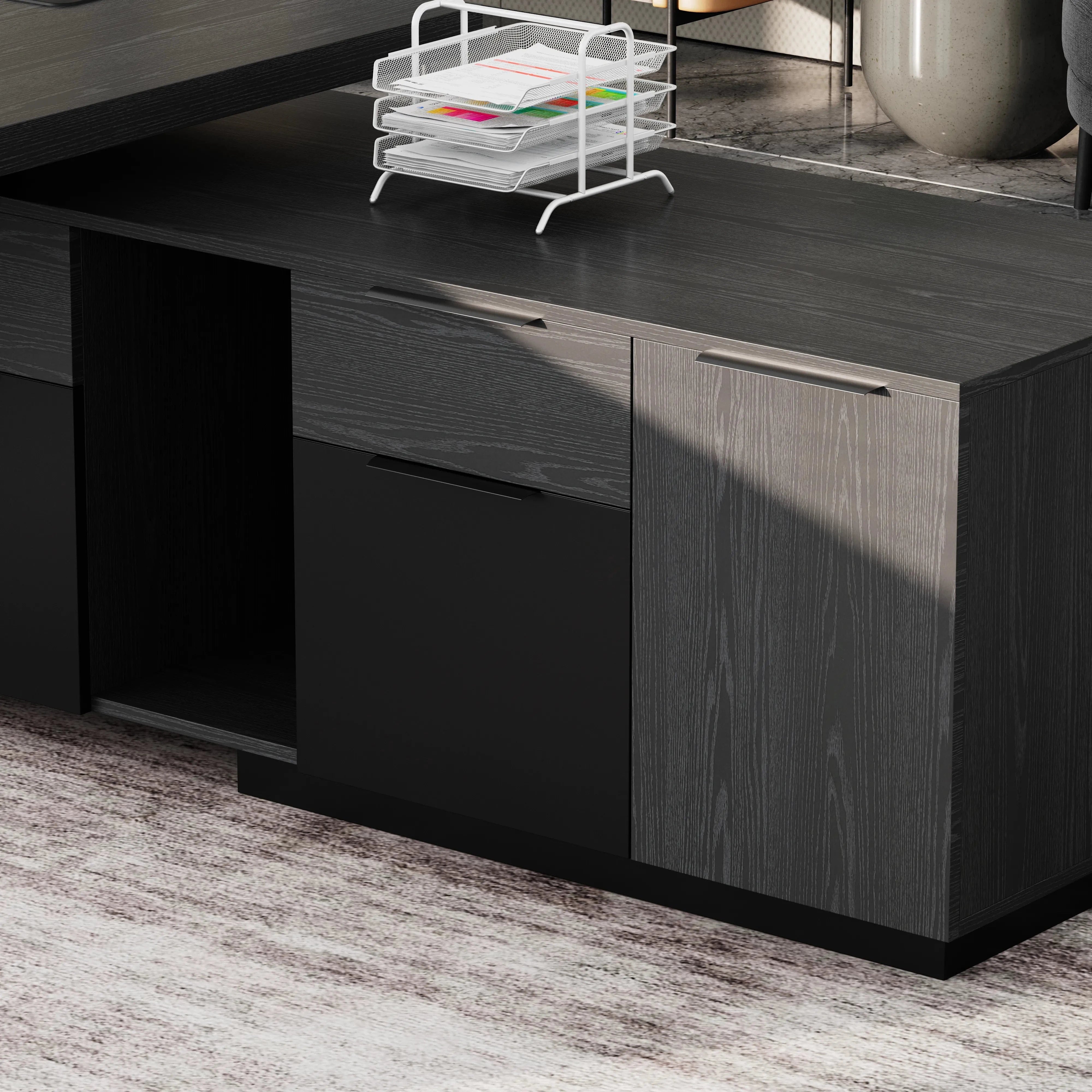 Maverick · Modern L-Shaped Executive Desk
