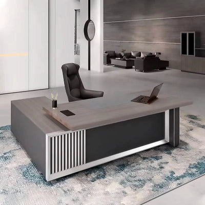 Meredith ยท Modern L-Shaped Executive Desk