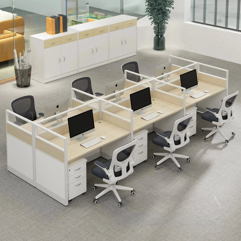 Mira ยท Standard Cubicle Workstation, White
