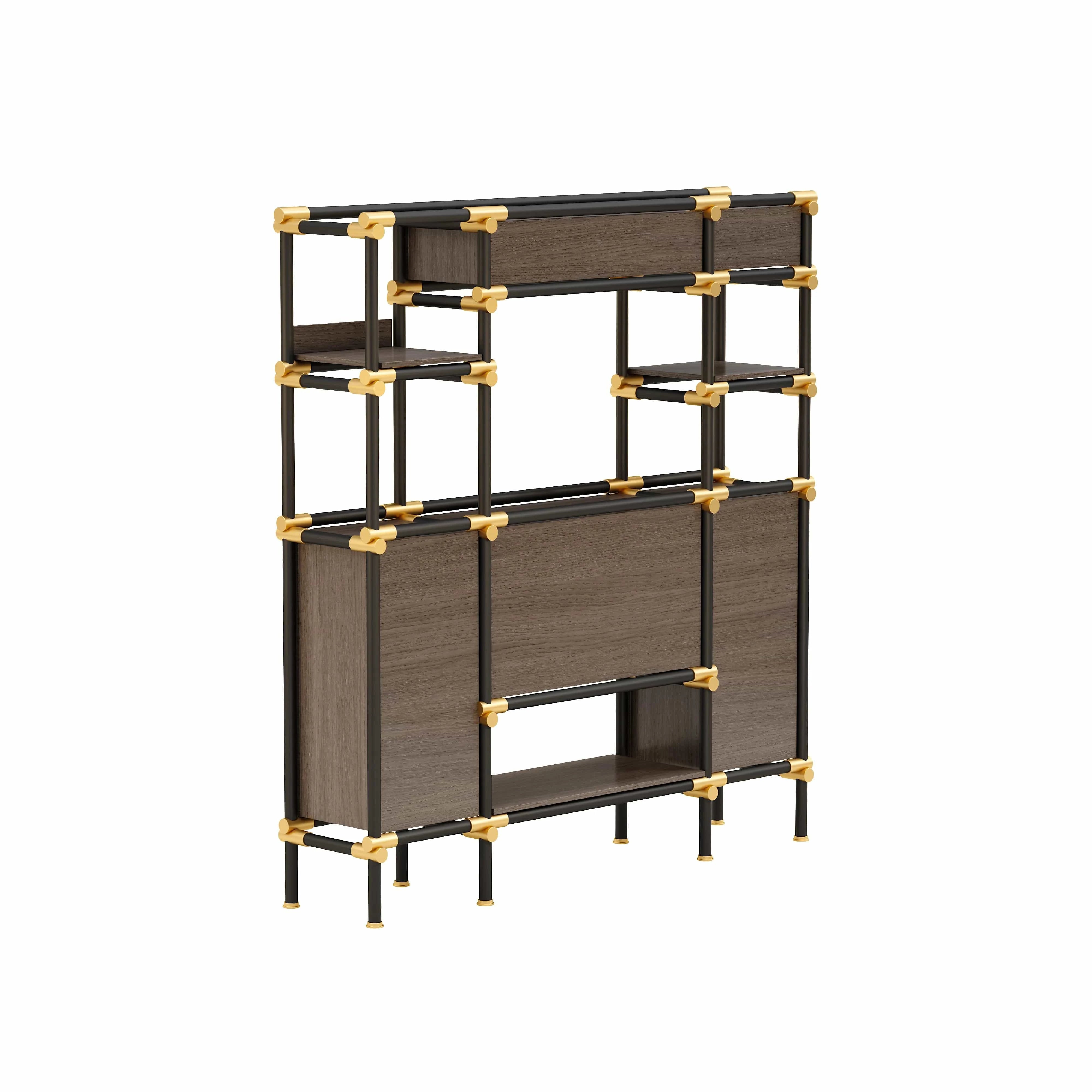 Nathaniel · 71″W Open Display Office Shelves & Storage