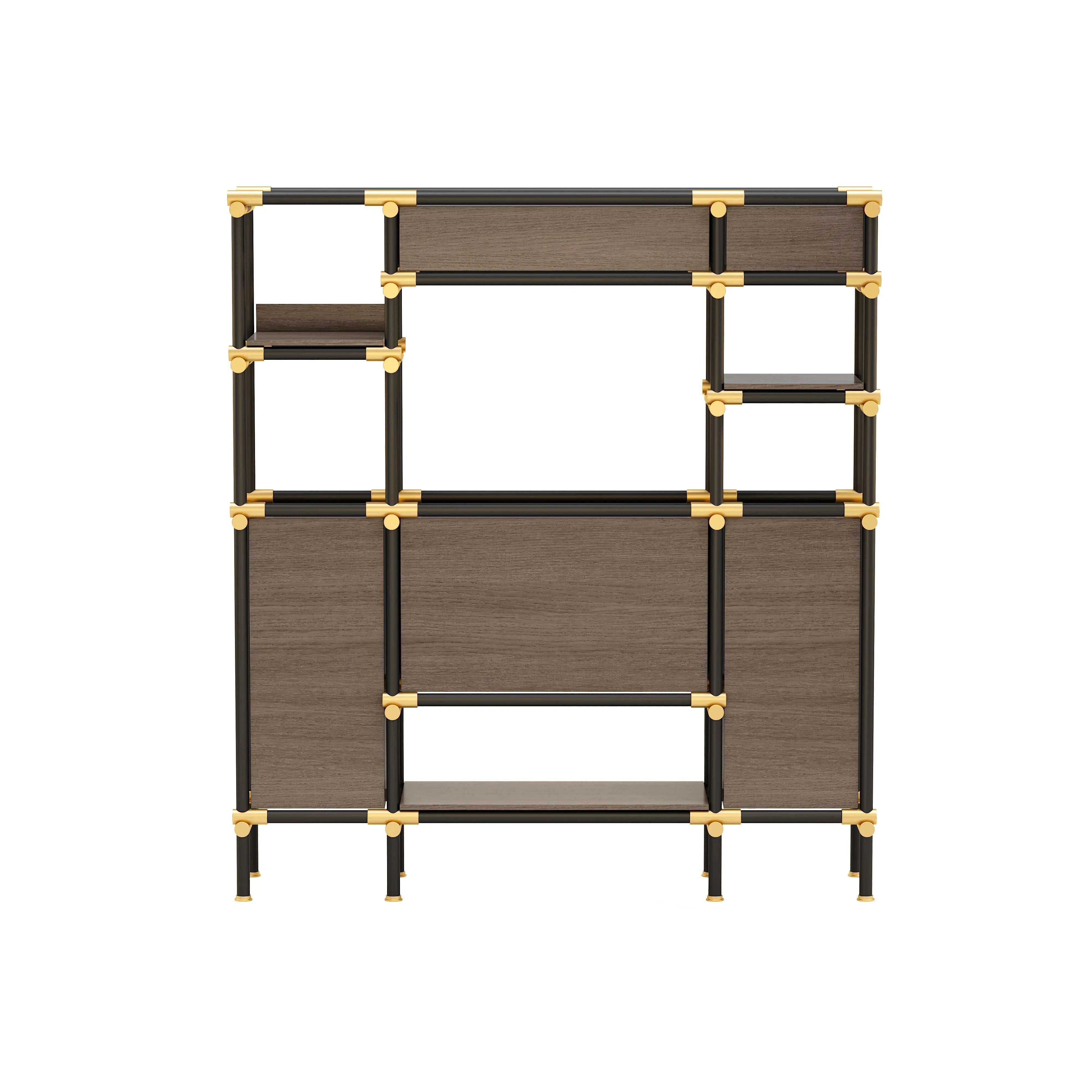 Nathaniel · 71″W Open Display Office Shelves & Storage