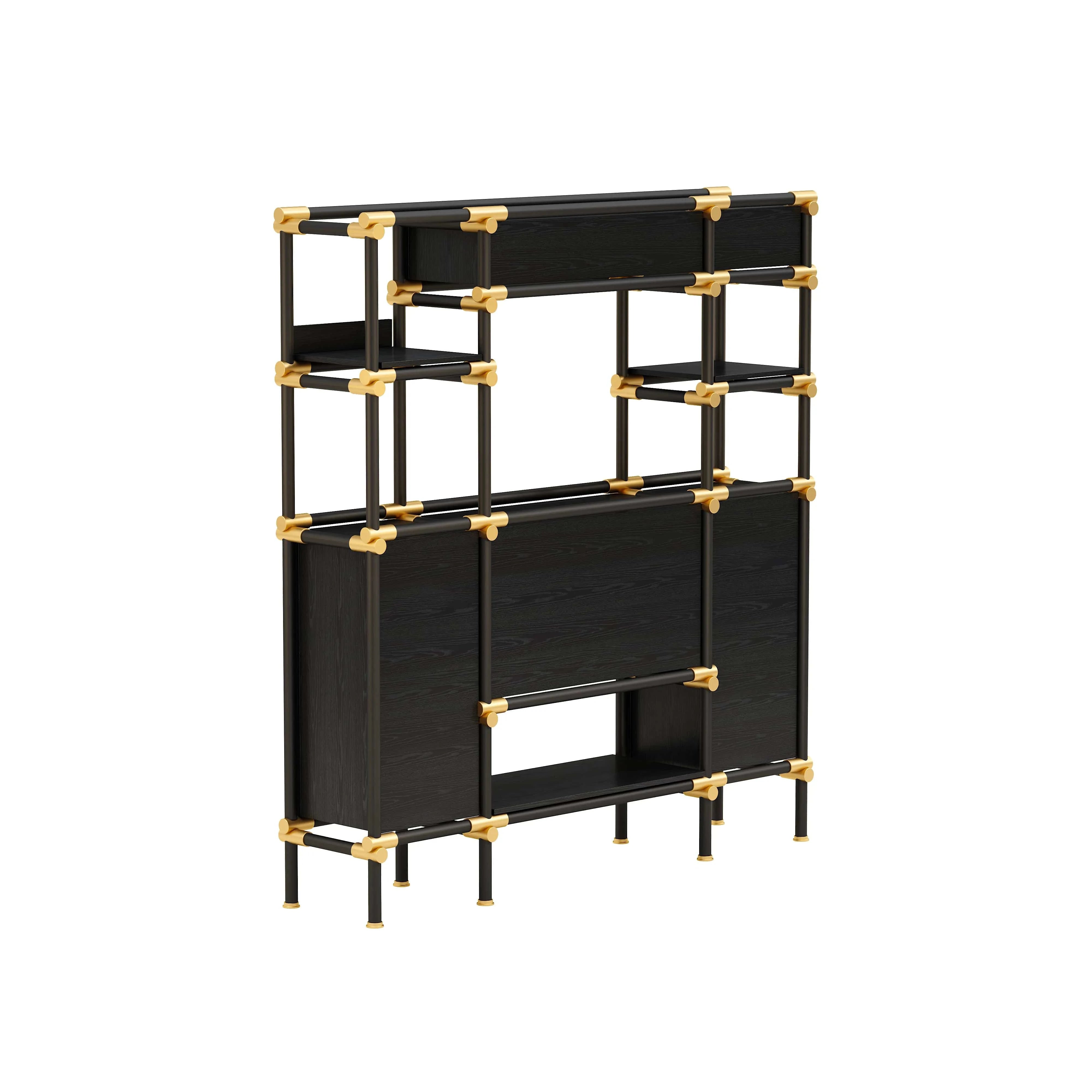 Nathaniel · 71″W Open Display Office Shelves & Storage