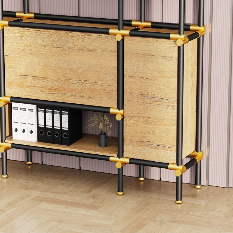 Nathaniel · 71″W Open Display Office Shelves & Storage