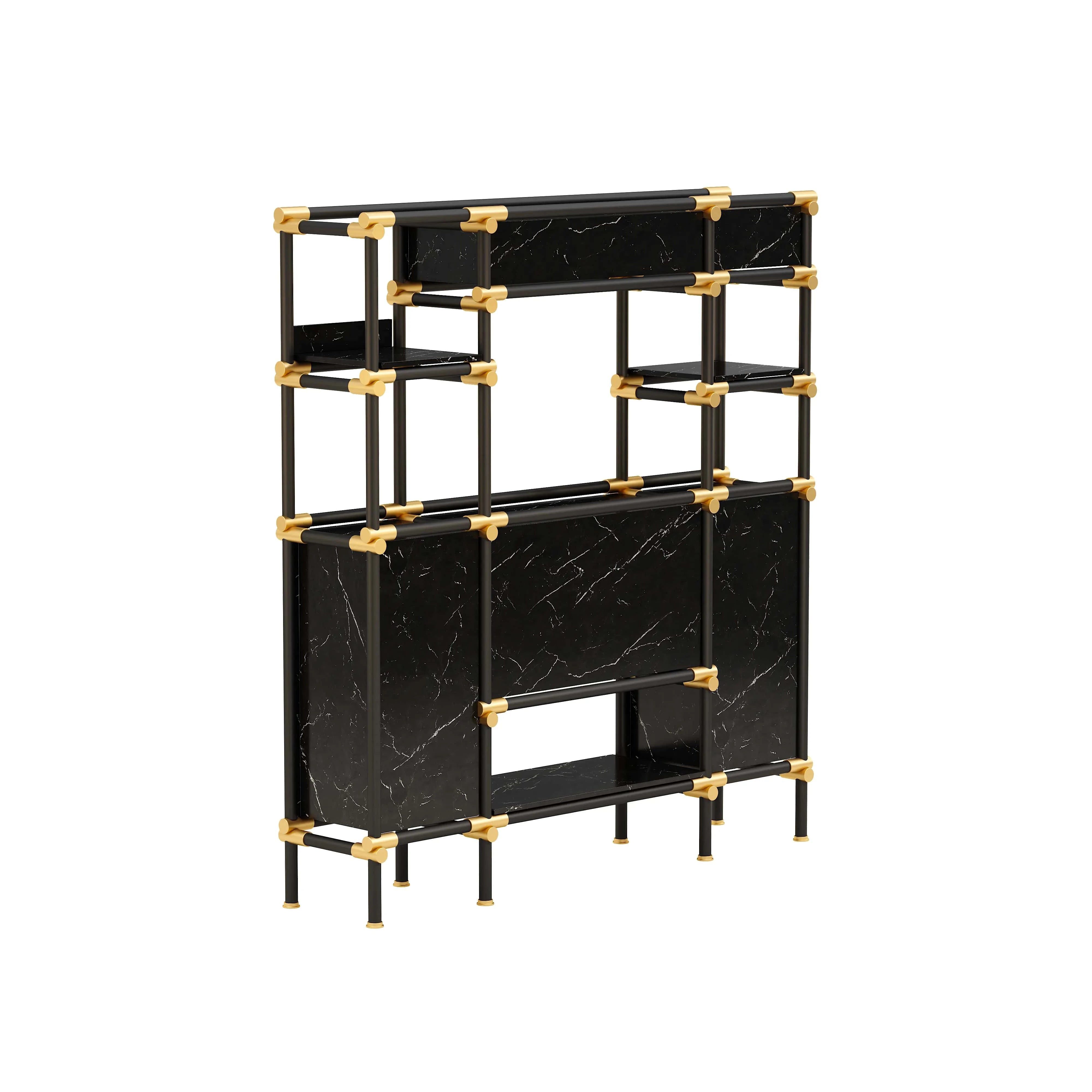 Nathaniel · 71″W Open Display Office Shelves & Storage