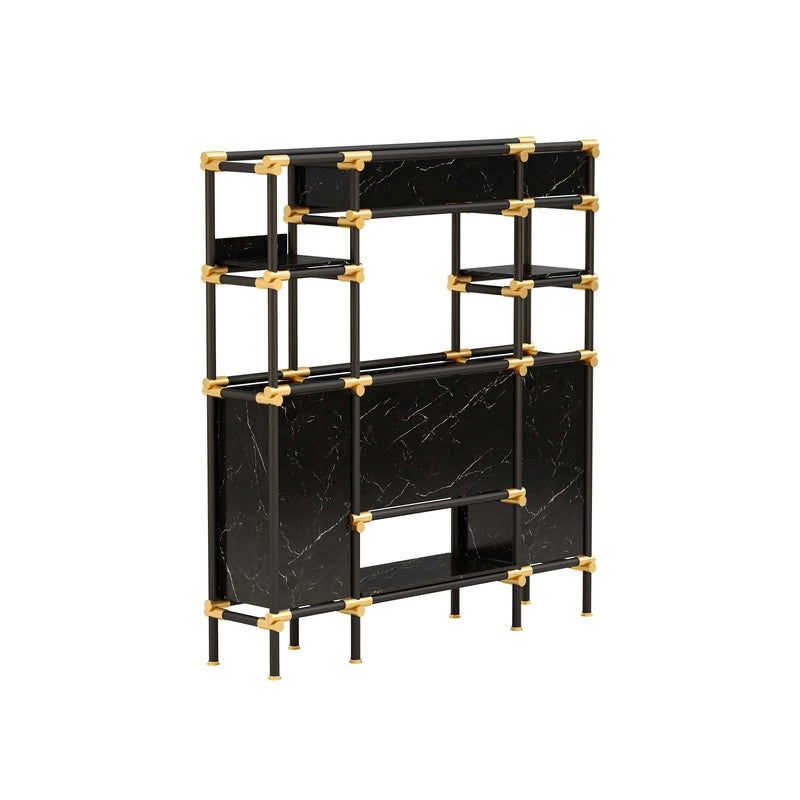 Nathaniel · 71″W Open Display Office Shelves & Storage