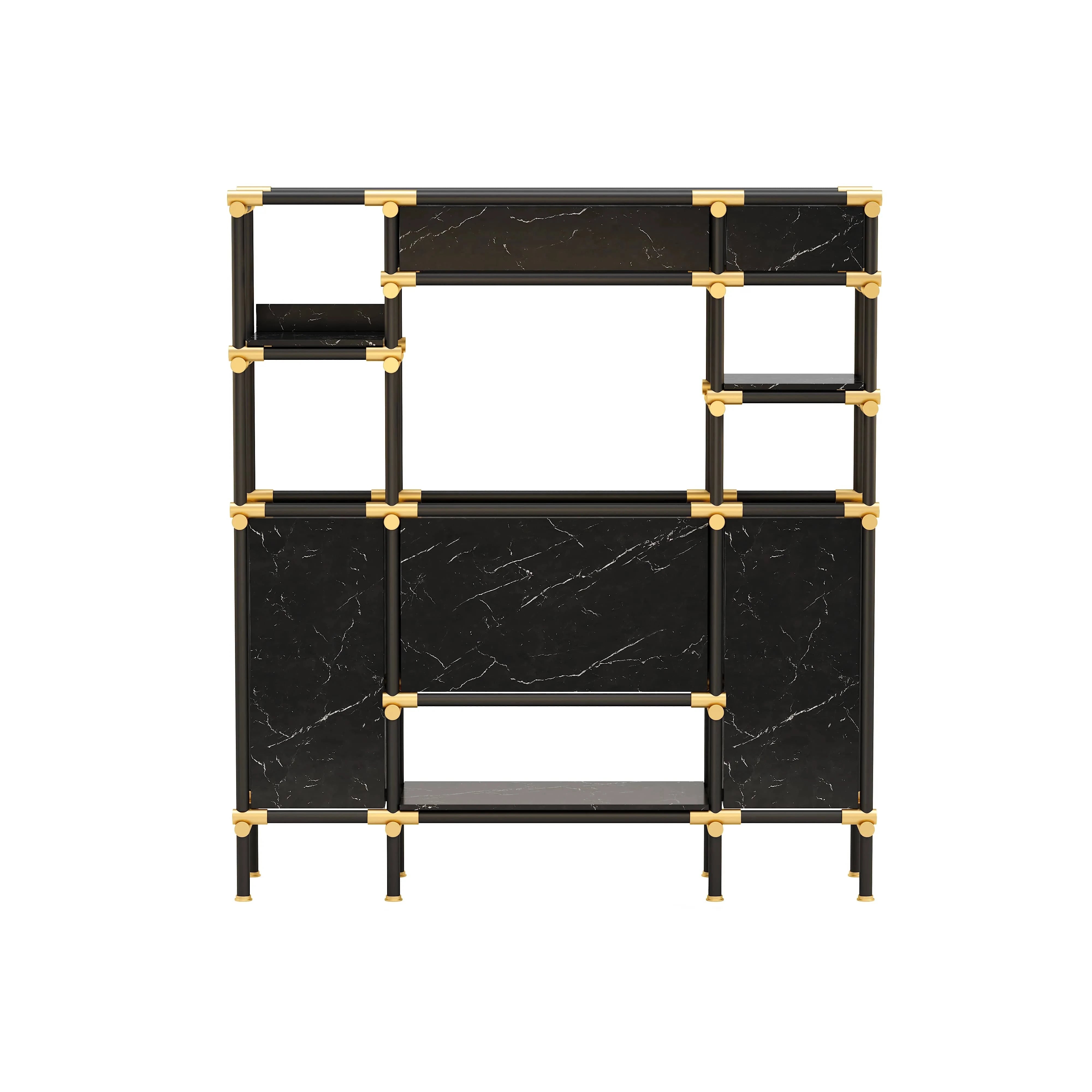 Nathaniel · 71″W Open Display Office Shelves & Storage