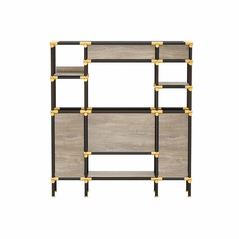 Nathaniel · 71″W Open Display Office Shelves & Storage