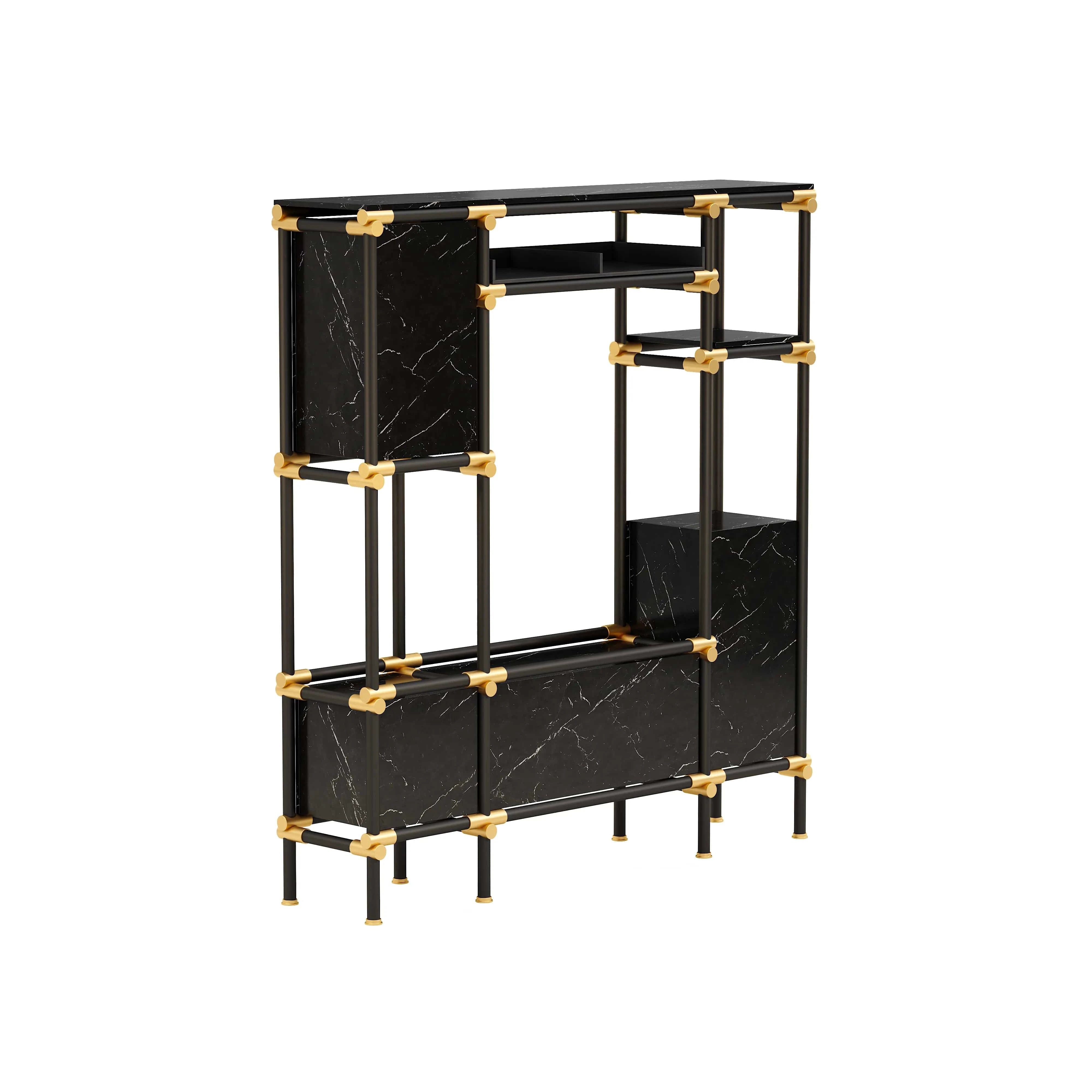 Nathaniel · 71″W Open Display Office Shelves & Storage