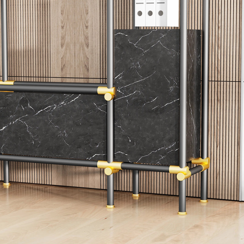 Nathaniel · 71″W Open Display Office Shelves & Storage