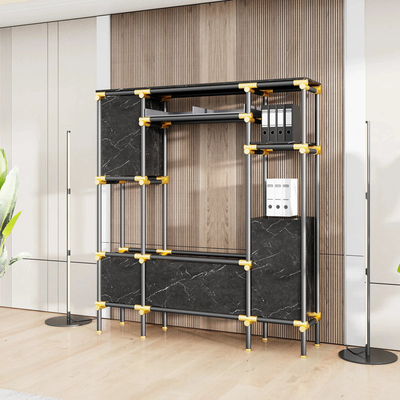 Nathaniel · 71″W Open Display Office Shelves & Storage